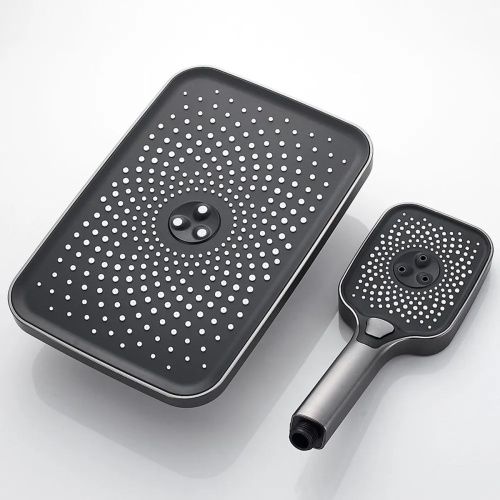 Душевая система Shevanik S9636T оружейная сталь