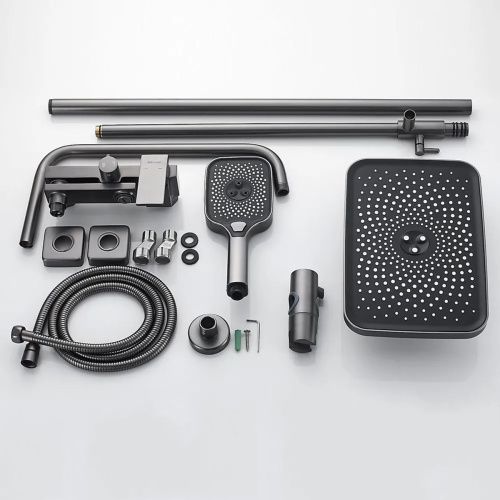 Душевая система Shevanik S9636T оружейная сталь