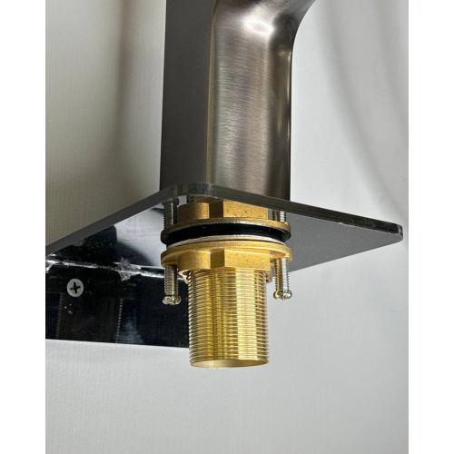 Смеситель для раковины Shevanik S8201T оружейная сталь