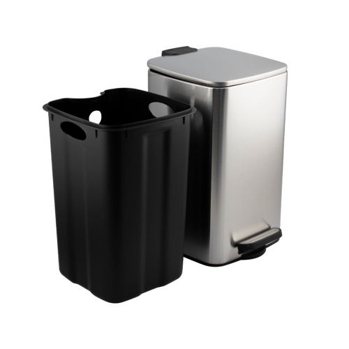 Ведро для мусора Санакс 10808 Сатин из нержавеющей стали 8 л