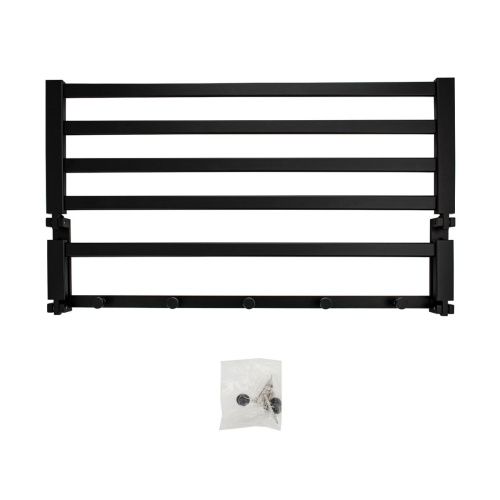 Полка для полотенец GFmark 1039 с опорой двойная черный