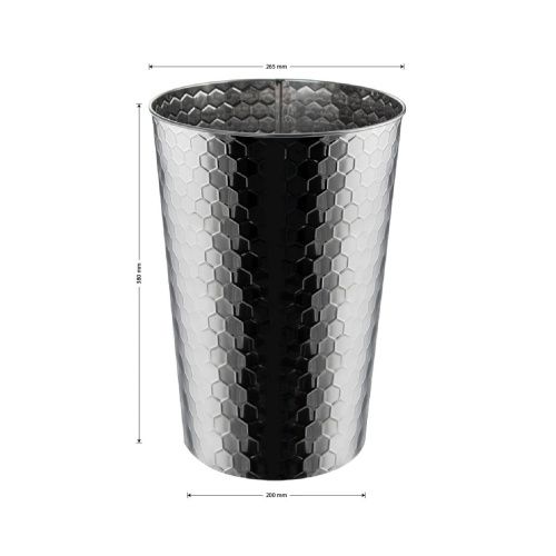 Ведро для мусора Санакс 42015 с ромбическим рисунком 15 л