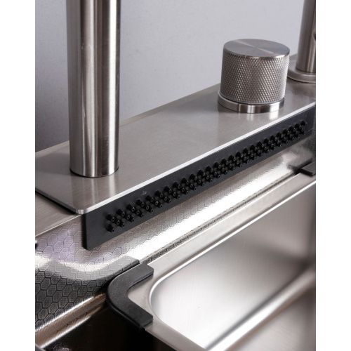 Мойка для кухни многофункциональная Dikalan KN754505 серая из нержавеющей стали, 75*46 см без LED-дисплея
