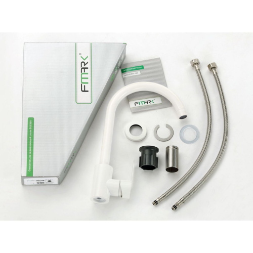 Смеситель для мойки Fmark FS8232W белый
