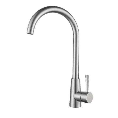 Смеситель для кухни GROSS AQUA 3211611SS Neosteel высокий излив