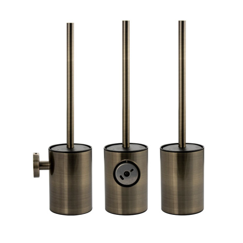 Ёрш для унитаза GFmark 80169 настенный из нержавеющей стали под бронзу