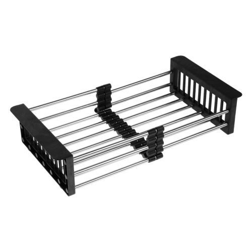 Мойка для кухни врезная Dikalan KN505008 графит из нержавеющей стали, 50*50 см с сифоном, каландером, дозатором