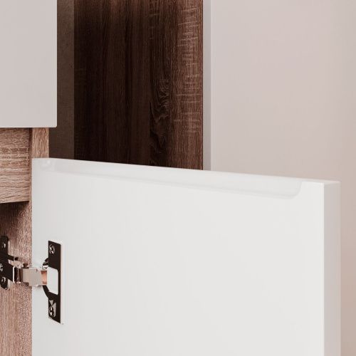 Тумба для ванны напольная Conty 60.2D.1Y tnCNT60.2D.1Y-01 2 двери, 1 ящик с раковиной Lake 60