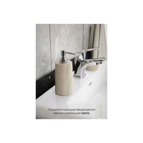 Дозатор для жидкого мыла SPLINE FOR-SPN021 полирезин