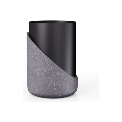 Стакан для зубных щеток GRANIT DARK FOR-GRD044 полирезин