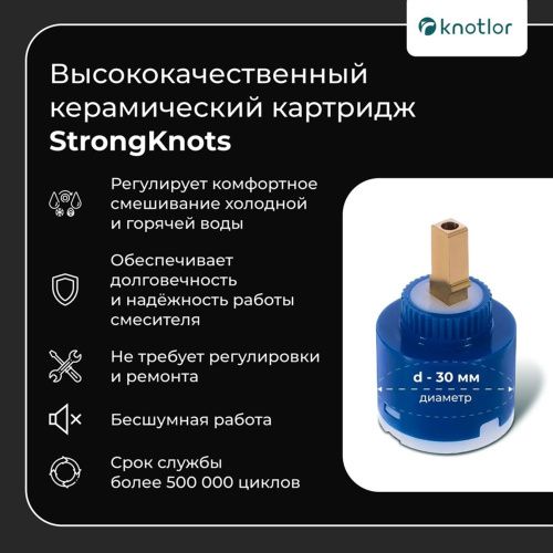 Душевая стойка Knotlor Stable KN-23/GM с изливом, вороненая сталь