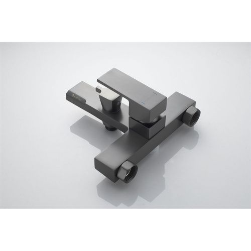 Смеситель для ванны Knotlor Stable KN-22/GM  коротким изливом, вороненая сталь