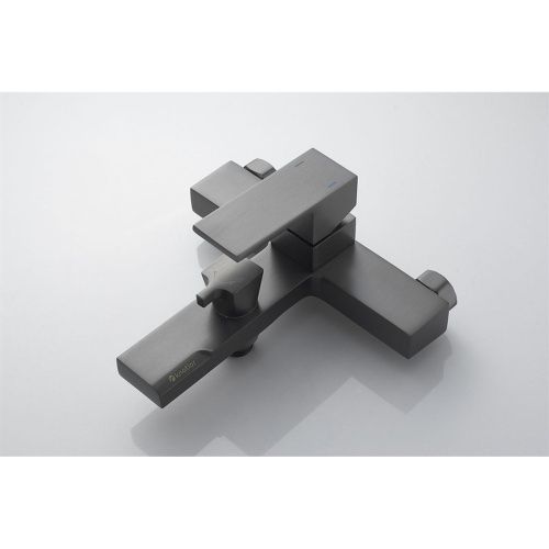 Смеситель для ванны Knotlor Stable KN-22/GM  коротким изливом, вороненая сталь
