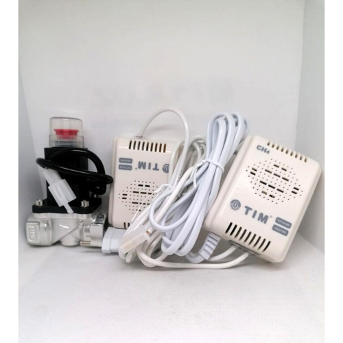 Система автоматического контроля утечки бытового газа TIM ACG02-02 угарный СО + природный газ (1/20)