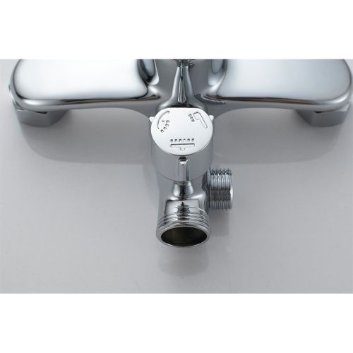 Душевая стойка Knotlor EcoFlow KN-15 с изливом, хром
