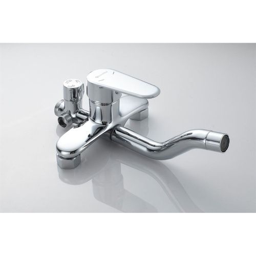 Душевая стойка Knotlor EcoFlow KN-15 с изливом, хром