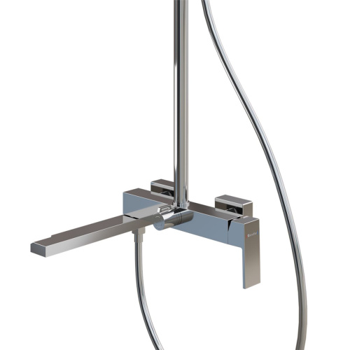 Душевая стойка Knotlor Stable KN-23 с изливом, хром