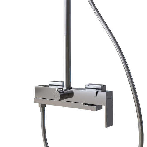 Душевая стойка Knotlor Stable KN-23 с изливом, хром