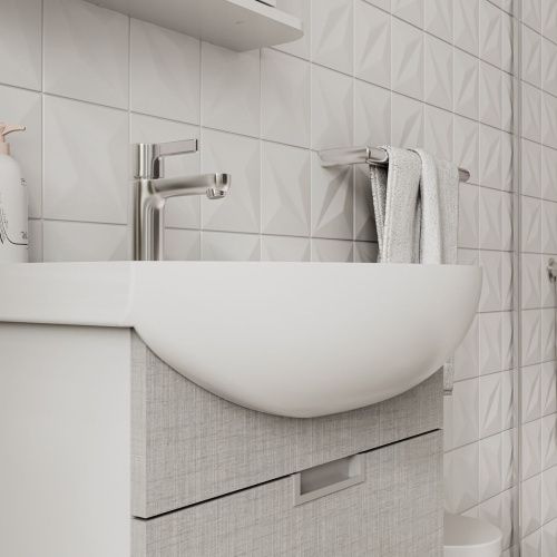 Тумба для ванны подвесная Vario Sf 60.2Y tpVARIO.Sf60.2Y-08 с раковиной Балтика 60