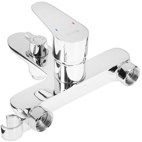 Смеситель GROSS AQUA Spase для ванны и душа с коротким изливом 2515288C