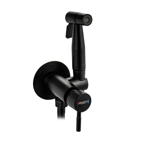 Смеситель для бидe MAGNUS 2076 Черный гигиенический встраиваемый