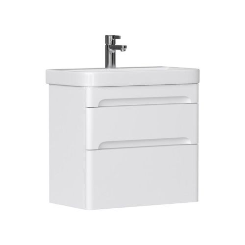 Тумба подвесная EQUIL Nice 60.2Y tpNICE60.2Y-05 Краска 2 ящика с раковиной Nice 9595-60