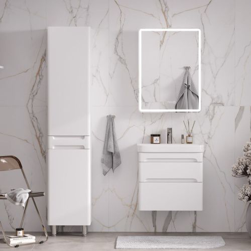 Тумба подвесная EQUIL Nice 60.2Y tpNICE60.2Y-05 Краска 2 ящика с раковиной Nice 9595-60