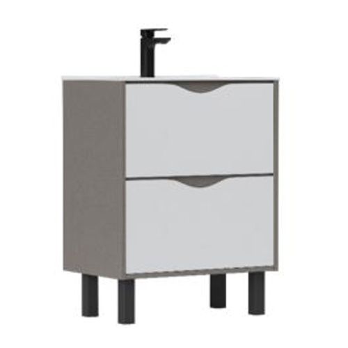 Тумба напольная EQUIL Smile 60.2Y tnSMILE60.2Y-04 с раковиной 2060 RB