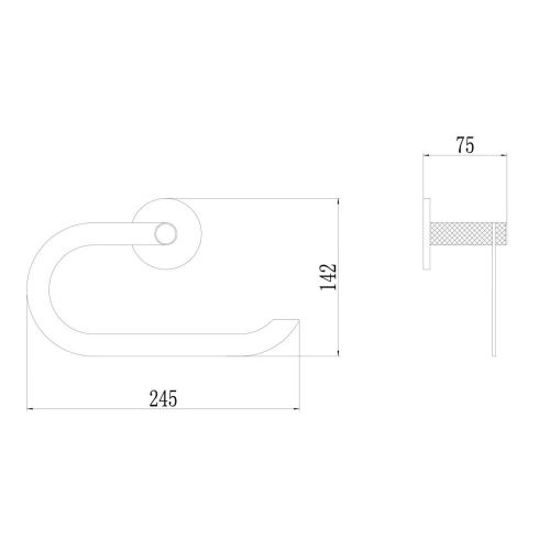 Держатель для полотенец Savol S-002163Q графит