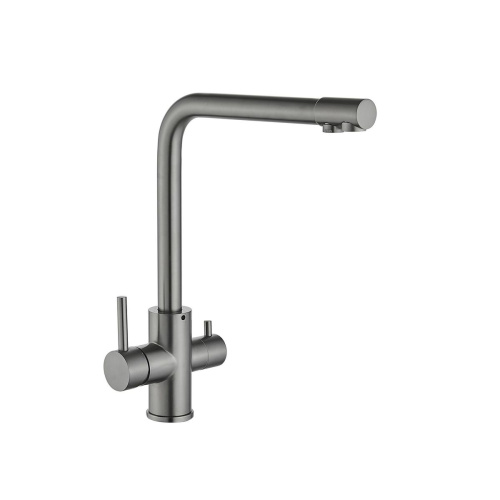 Смеситель для кухонной мойки Fmark FS0862Q под фильтр питьевой воды графит