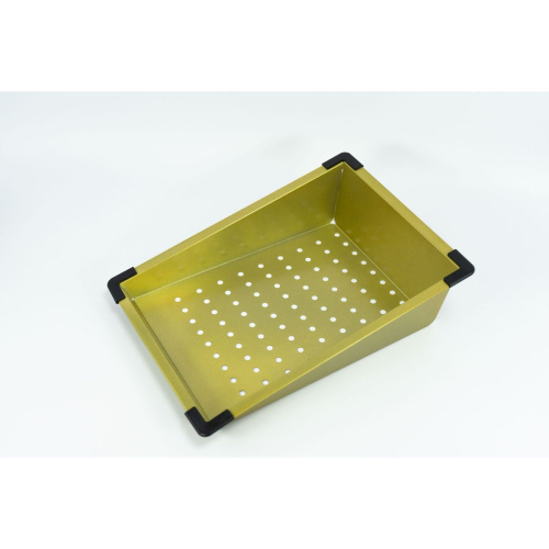 Мойка для кухни многофункциональная Fmark FSC002C золотая из нержавеющей стали, 75*46 см без LED-дисплея