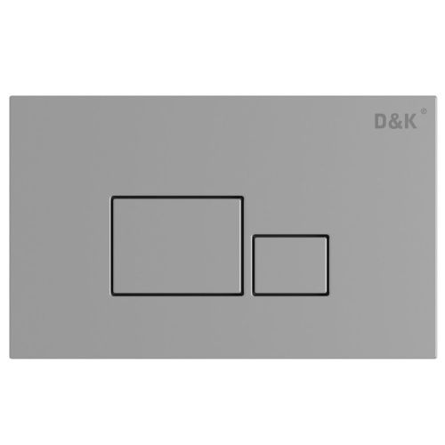 Кнопка механическая двойная D&K Quadro DB1519001 хром