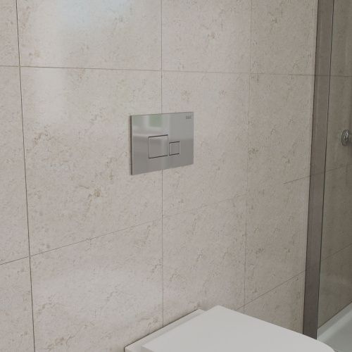 Кнопка механическая двойная D&K Quadro DB1519001 хром