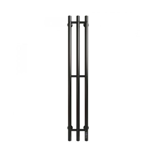 Полотенцесушитель электрический 95 Вт Grois TRIO GR-138 190х1200 П3 black mat R