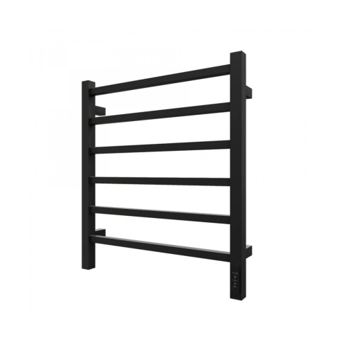 Полотенцесушитель электрический 90 Вт Grois Alex GR-101 500х600 П6 black mat U