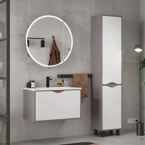 Тумба подвесная EQUIL Smile 80.1Y tpSMILE80.1Y-04 1 ящик с раковиной Modul 80