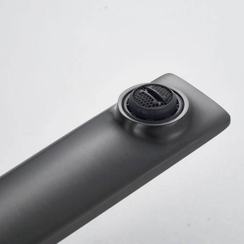 Смеситель для раковины Shevanik S6111T оружейная сталь