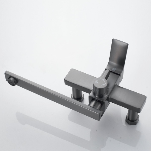 Душевая система Shevanik S6136T оружейная сталь