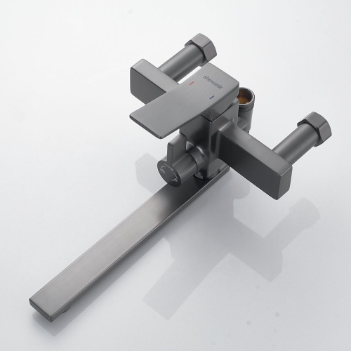 Душевая система Shevanik S6136T оружейная сталь