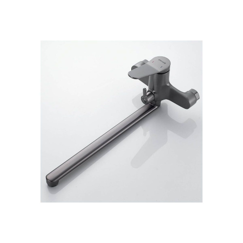 Смеситель для ванны Shevanik S6222T оружейная сталь