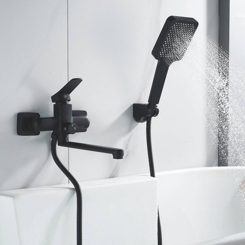 Смеситель для ванны Shevanik S9902H черный