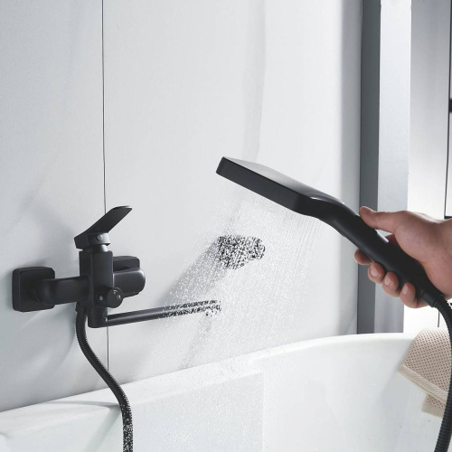 Смеситель для ванны Shevanik S9902H черный