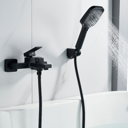 Смеситель для ванны Shevanik S9602H черный