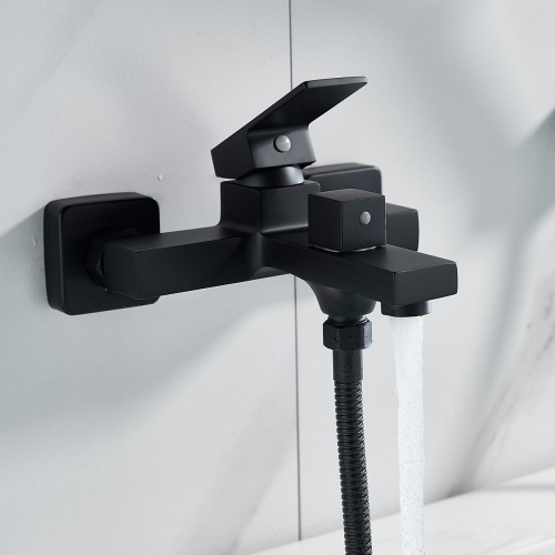 Смеситель для ванны Shevanik S9602H черный