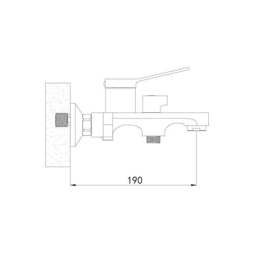 Смеситель для ванны Shevanik S6202H