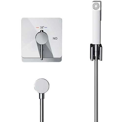 Встраиваемый гигиенический душ Rose R105C белый/хром