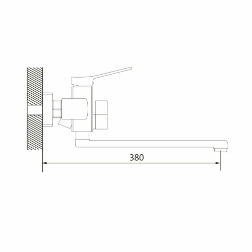 Смеситель для ванны Shevanik S9922G золото матовое