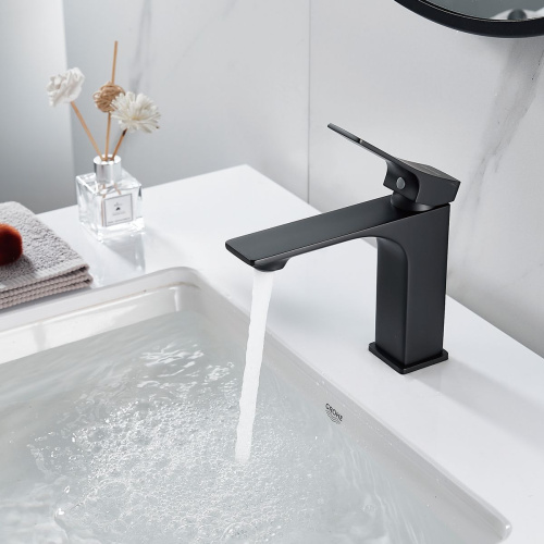 Смеситель для раковины Shevanik S6101H черный