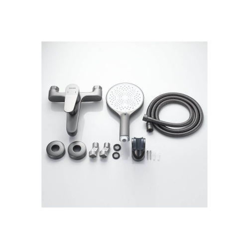 Смеситель для ванны Shevanik S6202T оружейная сталь