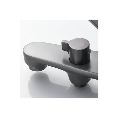 Смеситель для ванны Shevanik S6202T оружейная сталь